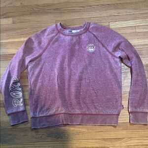 Roxy Heathered Rose Crew Sweatshirt